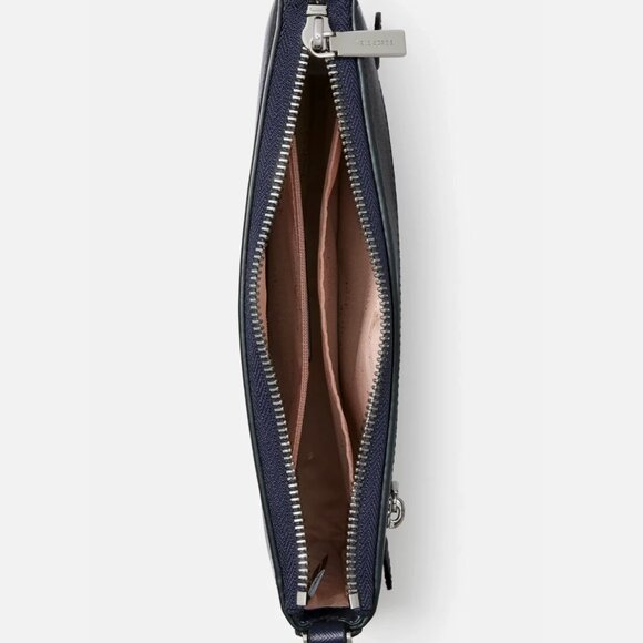 New Kate Spade Sadie North South Crossbody Saffiano Leather Blazer Blue - Picture 3 of 3